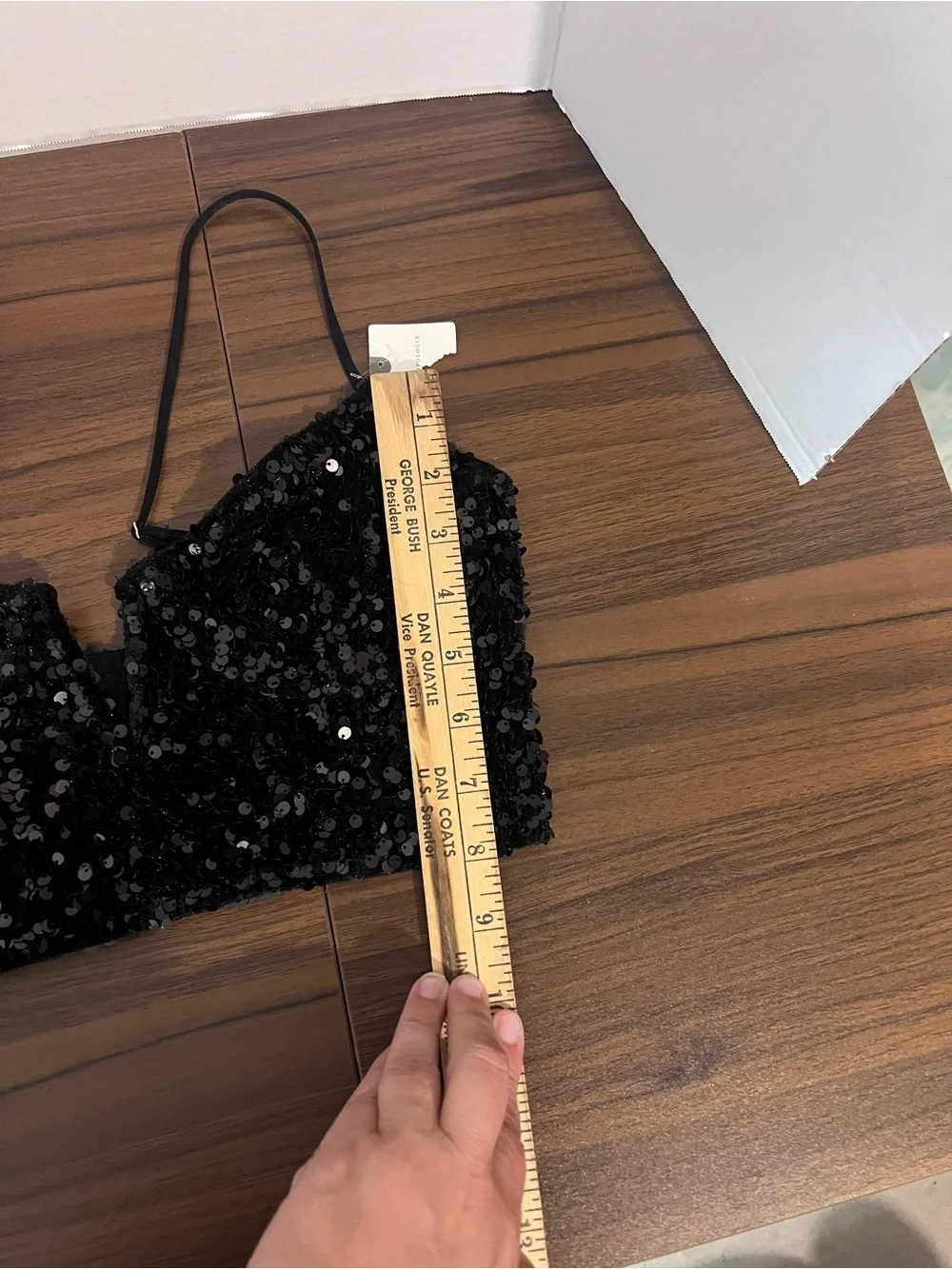 Anthropologie black bandeau